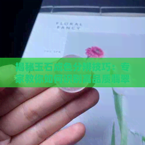 揭秘玉石成色分辨技巧：专家教你如何识别高品质翡翠