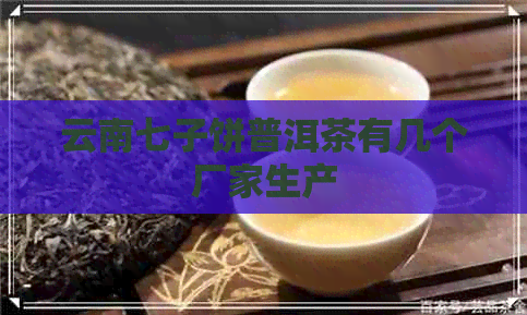 云南七子饼普洱茶有几个厂家生产