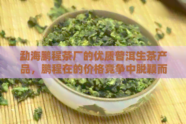 勐海鹏程茶厂的优质普洱生茶产品，鹏程在的价格竞争中脱颖而出