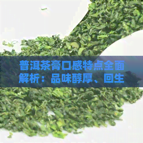 普洱茶膏口感特点全面解析：品味醇厚、回生津的魅力所在