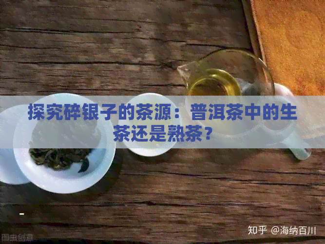 探究碎银子的茶源：普洱茶中的生茶还是熟茶？