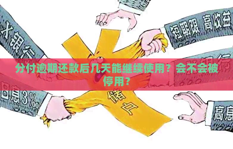 分付逾期还款后几天能继续使用？会不会被停用？