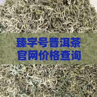 臻字号普洱茶官网价格查询