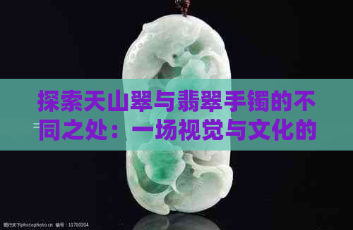 探索天山翠与翡翠手镯的不同之处：一场视觉与文化的碰撞