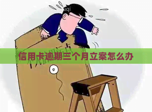 信用卡逾期三个月立案怎么办