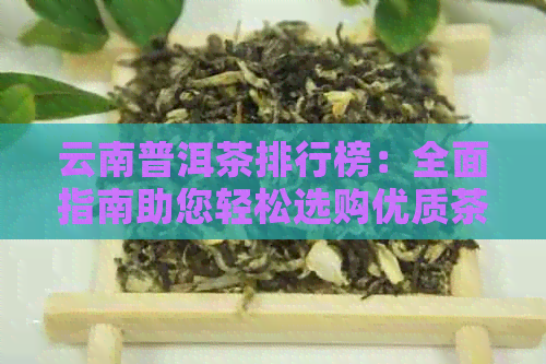 云南普洱茶排行榜：全面指南助您轻松选购优质茶叶