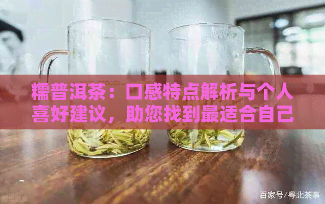 糯普洱茶：口感特点解析与个人喜好建议，助您找到最适合自己的茶品