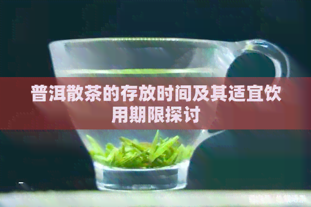 普洱散茶的存放时间及其适宜饮用期限探讨