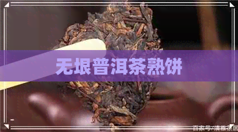 无垠普洱茶熟饼