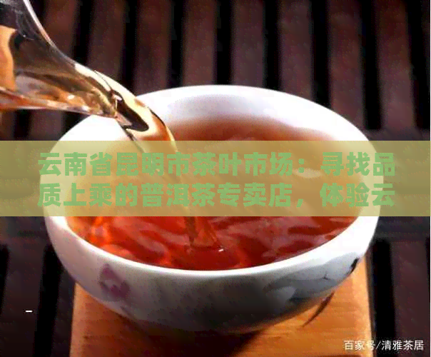 云南省昆明市茶叶市场：寻找品质上乘的普洱茶专卖店，体验云南独特的茶文化