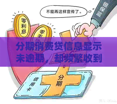 分期消费贷信息显示未逾期，却频繁收到短信怎么办？