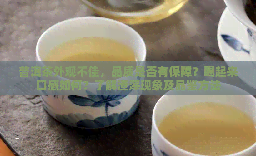 普洱茶外观不佳，品质是否有保障？喝起来口感如何？了解渣滓现象及品鉴方法