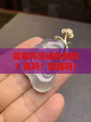 翡翠有淡绿色的吗？真吗？值钱吗？