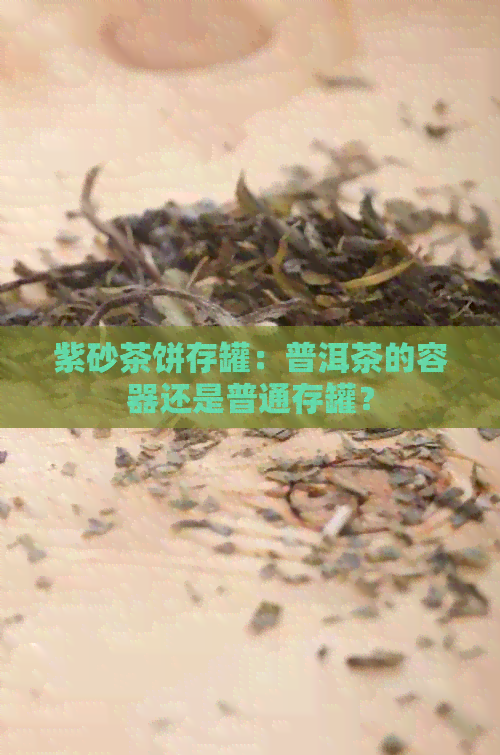 紫砂茶饼存罐：普洱茶的容器还是普通存罐？