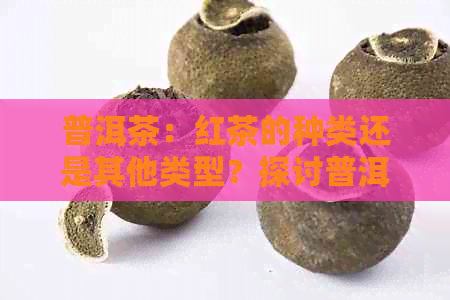 普洱茶：红茶的种类还是其他类型？探讨普洱茶的独特之处及其分类方法