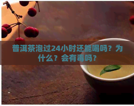 普洱茶泡过24小时还能喝吗？为什么？会有吗？