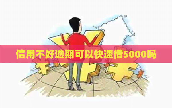 信用不好逾期可以快速借5000吗