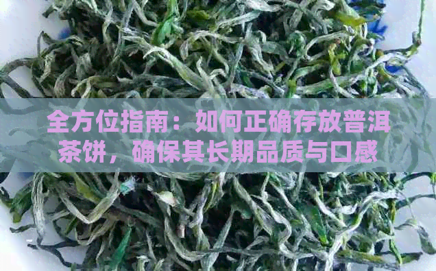 全方位指南：如何正确存放普洱茶饼，确保其长期品质与口感