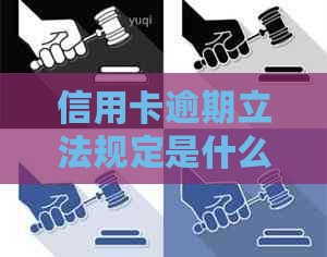 信用卡逾期立法规定是什么？什么时候实？什么时候开始？