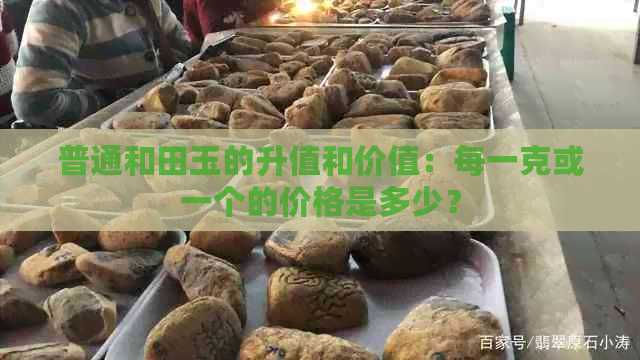 普通和田玉的升值和价值：每一克或一个的价格是多少？