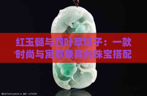 红玉髓与四叶草链子：一款时尚与寓意兼具的珠宝搭配