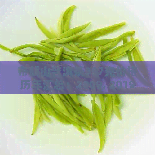 布朗山普洱茶357克价格历年汇总：2009, 2019, 2014, 2017