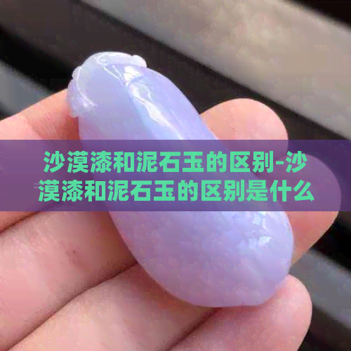 沙漠漆和泥石玉的区别-沙漠漆和泥石玉的区别是什么