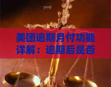 美团逾期月付功能详解：逾期后是否可以使用？安全性如何保证？