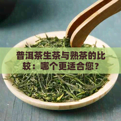 普洱茶生茶与熟茶的比较：哪个更适合您？