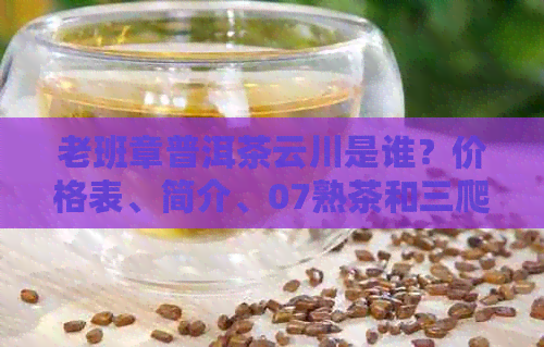 老班章普洱茶云川是谁？价格表、简介、07熟茶和三爬怎么样。