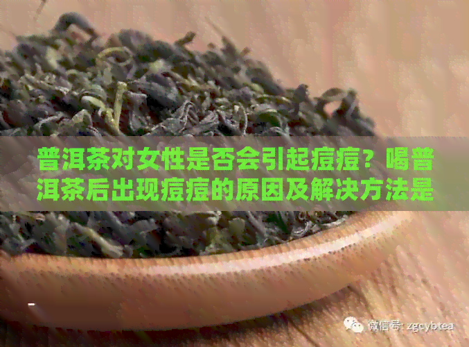 普洱茶对女性是否会引起痘痘？喝普洱茶后出现痘痘的原因及解决方法是什么？