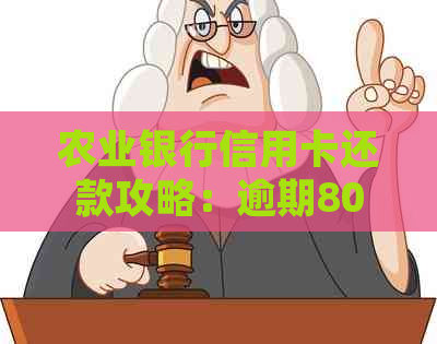 农业银行信用卡还款攻略：逾期8000元如何妥善处理？