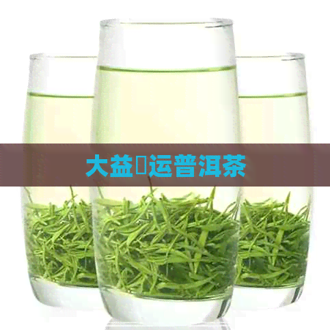 大益褔运普洱茶