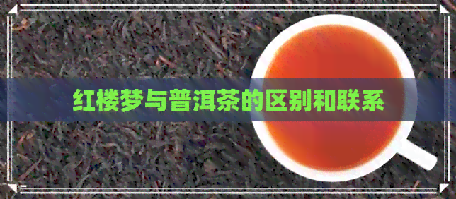 红楼梦与普洱茶的区别和联系