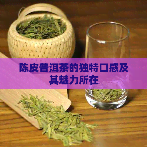 陈皮普洱茶的独特口感及其魅力所在