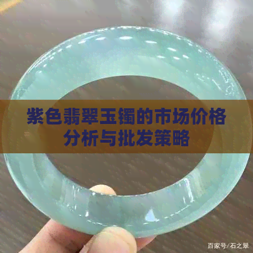 紫色翡翠玉镯的市场价格分析与批发策略