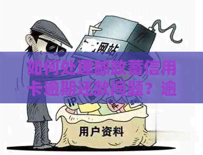 如何处理邮政蓄信用卡逾期还款问题？逾期后的解决方案和注意事项