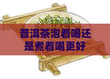 普洱茶泡着喝还是煮着喝更好