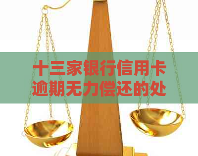 十三家银行信用卡逾期无力偿还的处理方式及可能后果