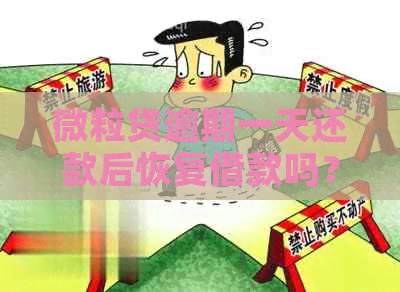 微粒贷逾期一天还款后恢复借款吗？怎么办？