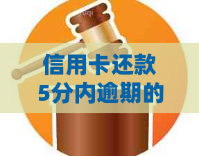 信用卡还款5分内逾期的解决策略