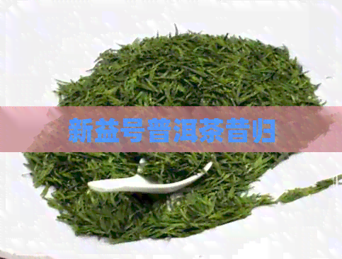 新益号普洱茶昔归