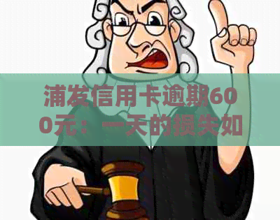 浦发信用卡逾期600元：一天的损失如何处理和解决？