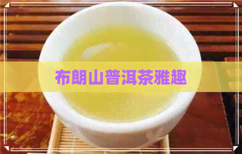 布朗山普洱茶雅趣