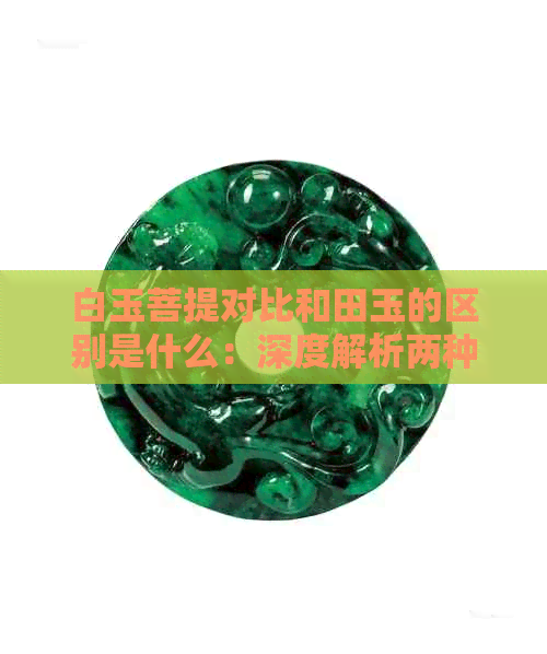 白玉菩提对比和田玉的区别是什么：深度解析两种宝石的差异和相似性