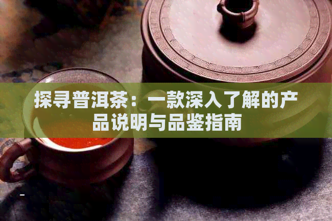 探寻普洱茶：一款深入了解的产品说明与品鉴指南