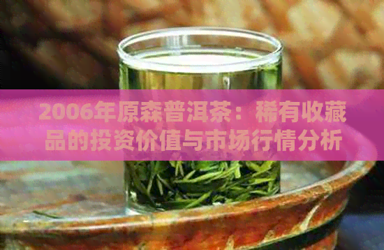 2006年原森普洱茶：稀有收藏品的投资价值与市场行情分析