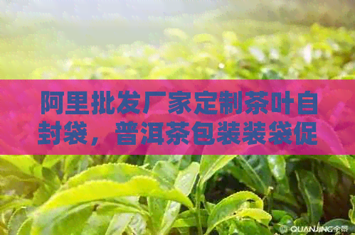 阿里批发厂家定制茶叶自封袋，普洱茶包装装袋促销价