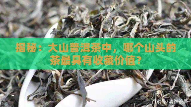 揭秘：大山普洱茶中，哪个山头的茶更具有收藏价值？