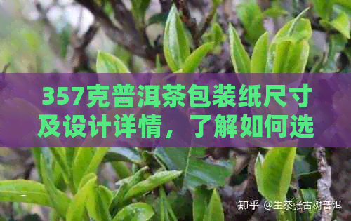 357克普洱茶包装纸尺寸及设计详情，了解如何选择合适的包装材料